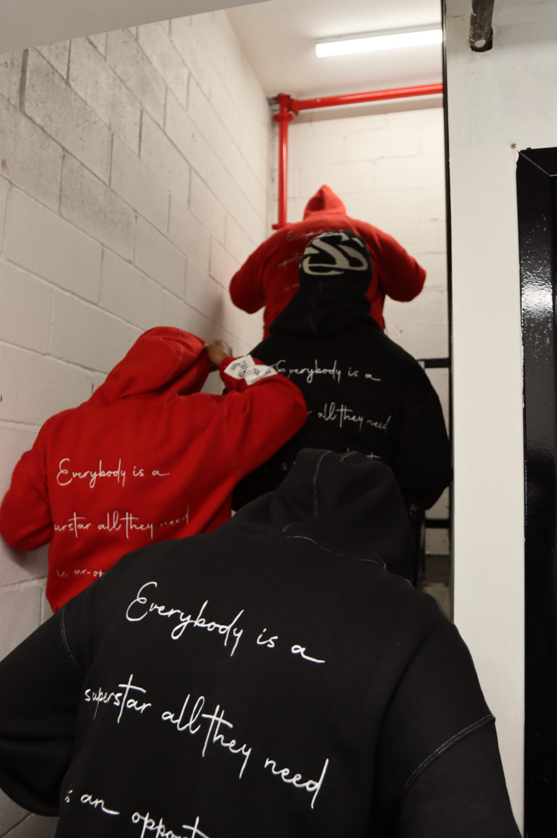 Red Superstar Studios Zip Up Hoodie